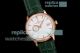 Swiss Copy New Vacheron Constantin Traditionnelle White Face Green Leather Strap Watch (2)_th.jpg